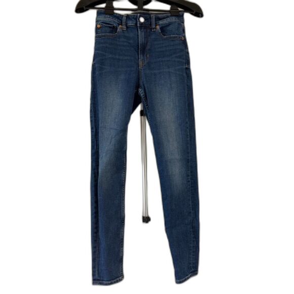 GAP High Rise Universal Legging Denim Jeans - Size 4/27 - Picture 3 of 9